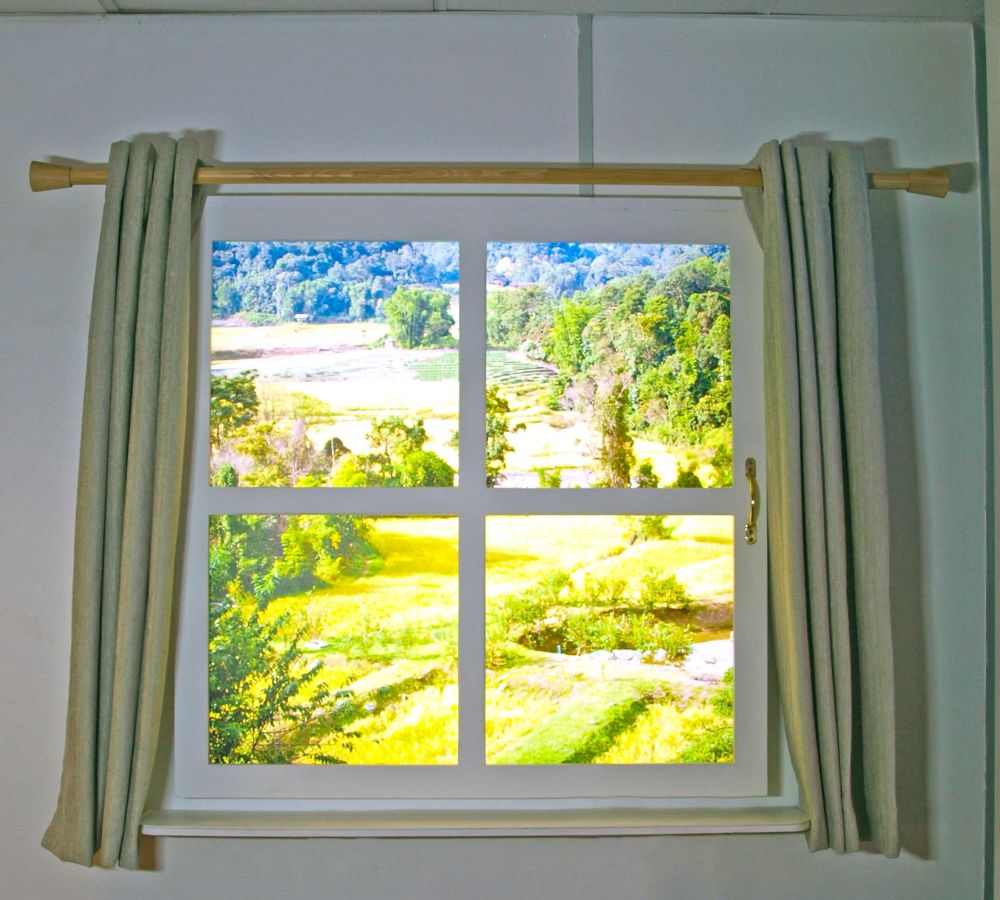 Illusion Window - display system - Bring the outdoors indoors